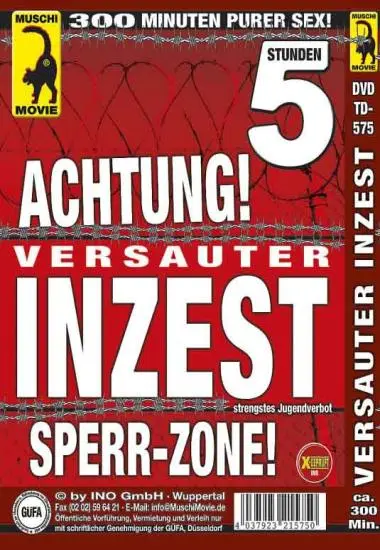 Versauter Inzest 5 Std. | Muschi | DVD(back cover)