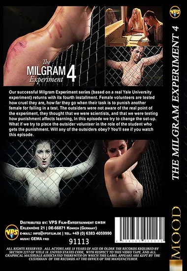 Mood - The Milgram Experiment 4 | Belrose | DVD(back cover)