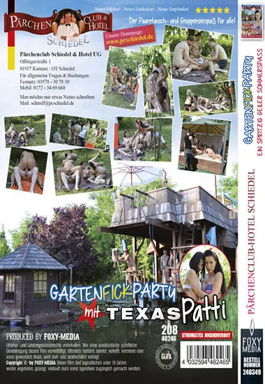 Gartenfickparty mit Texas Patti(Foxy-Media) (Download available)(back cover)