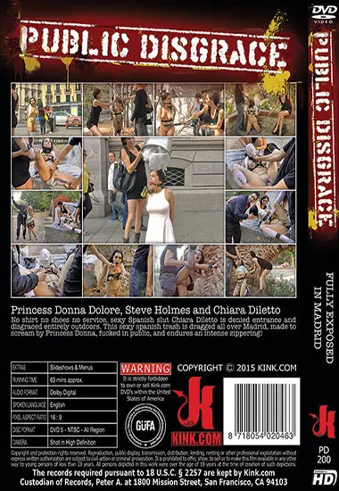 Fully Exposed in Madrid | Kink.com | DVD(back cover)
