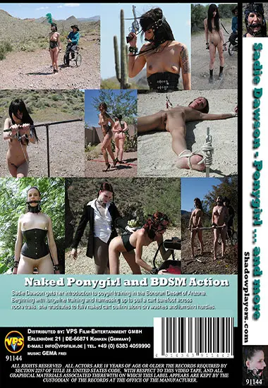 Shadowplayers - Sadie Dawson Ponygirl and more | Belrose | DVD(back cover)