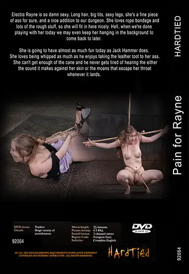 Hardtied - Pain For Rayne | Belrose | DVD(back cover)