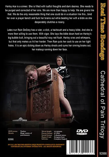 Real Time Bondage - Cathedral Of Pain Trilogy | Belrose | DVD(back cover)