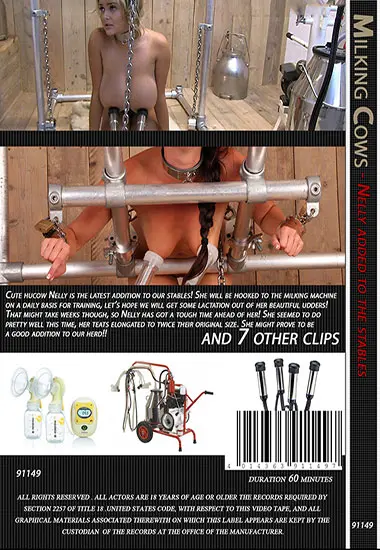 Milking Cows - Nelly Added To The Stables | Belrose | DVD(back cover)