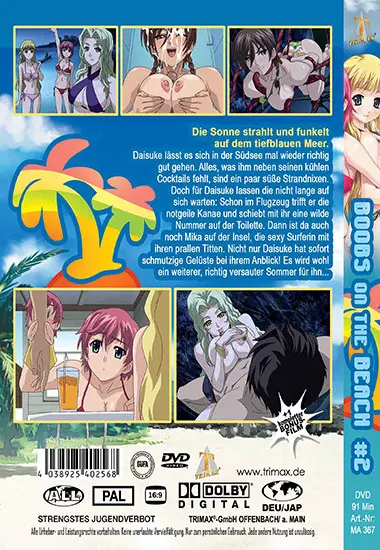 Boobs On The Beach #2 | Trimax | DVD(back cover)