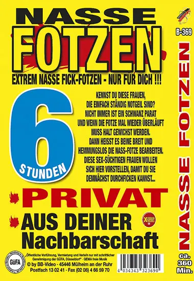 Nasse Fotzen | BB-Video | DVD(back cover)