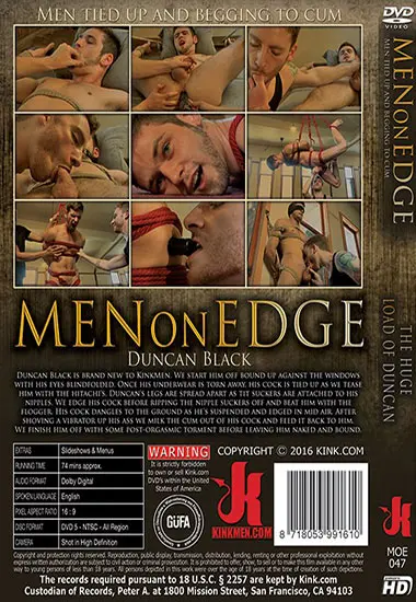 The Huge Load of Duncan | Kink.com | DVD(back cover)