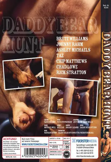 Daddy Bear Hunt | Foerster Media | DVD(back cover)