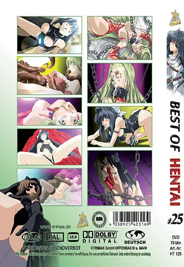 Best Of Hentai #25 | Trimax | DVD(back cover)