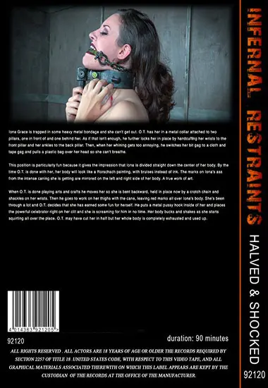 Infernal Restraints - Halved and Shocked | Belrose | DVD(back cover)