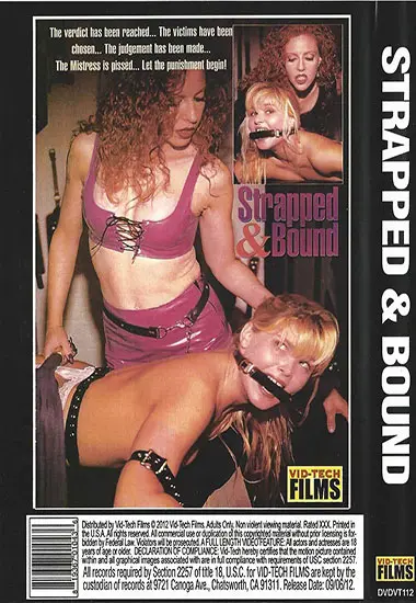 Strapped and Bound | Vid-Tech | DVD(back cover)
