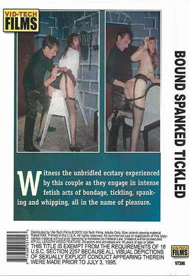 Bound Spanked Tickled | Vid-Tech | DVD(back cover)
