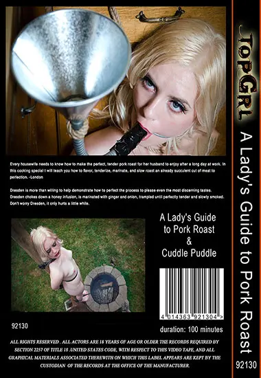TopGrl - A Lady's Guide To Pork Roast | Belrose | DVD(back cover)