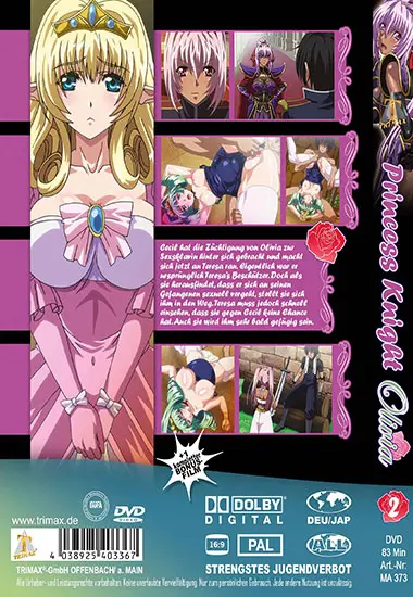 Princess Knight Olivia #2 | Trimax | DVD(back cover)