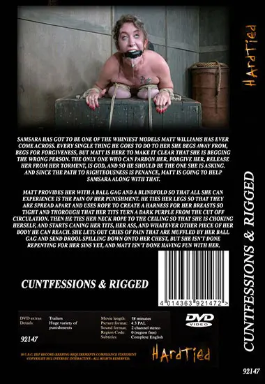 Hardtied - Confessions+H58:H78 | Belrose | DVD(back cover)