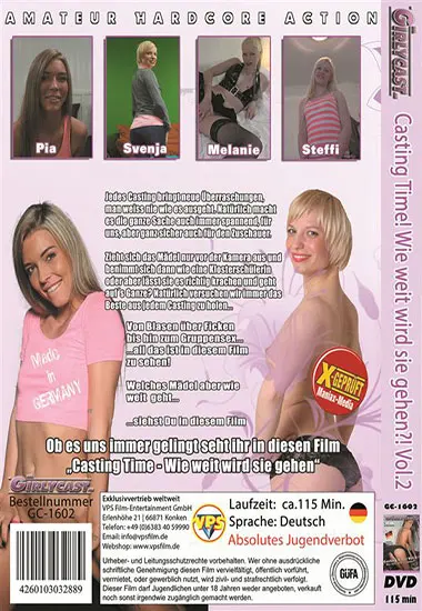 Girlycast - Casting Time Vol. 2(Maniax-Media)(back cover)