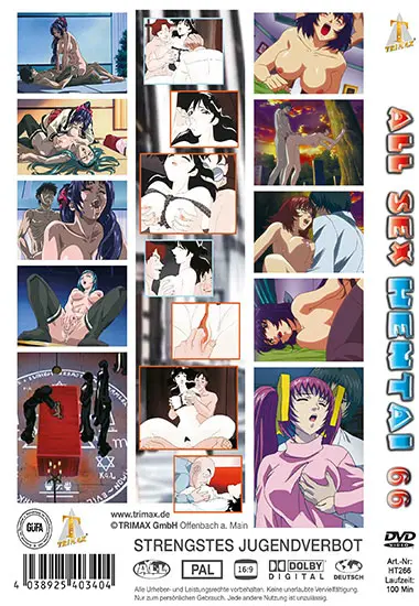 All Sex Hentai #66 | Trimax | DVD(back cover)