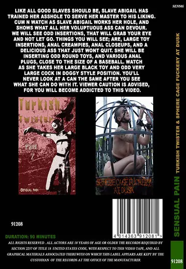 Sensual Pain - Turkish Twister(Belrose) at sexvideoall.com(back cover)