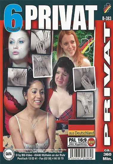 Privat B-383 | BB-Video | DVD, Download, VOD(back cover)
