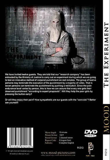 Mood - The Experiment | Belrose | DVD(back cover)