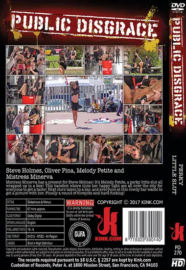Perky Little Slut | Kink.com | DVD(back cover)