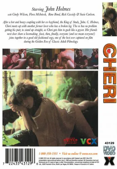 Cheri | VCX | DVD(back cover)