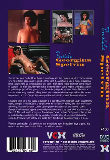 Inside Georgina Spelvin | VCX | DVD(back cover)