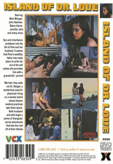 Island of Dr. Love | VCX | DVD(back cover)