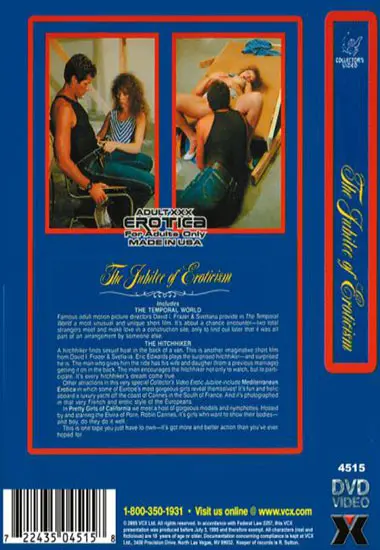Jubilee of Eroticism, The | VCX | DVD(back cover)