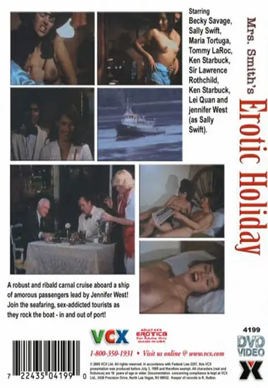 Mrs. Smith's Erotic Holiday | VCX | DVD(back cover)