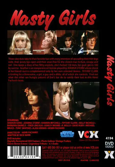 Nasty Girls | VCX | DVD(back cover)