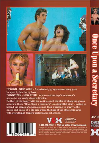 Once Upon A Secretary | VCX | DVD(back cover)