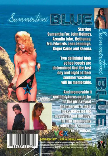 Summertime Blue | VCX | DVD(back cover)