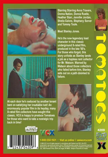 Tomatoes | VCX | DVD(back cover)