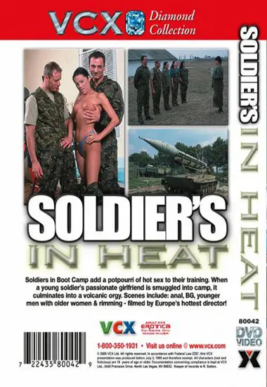 Soldiers in Heat | VCX | DVD(back cover)