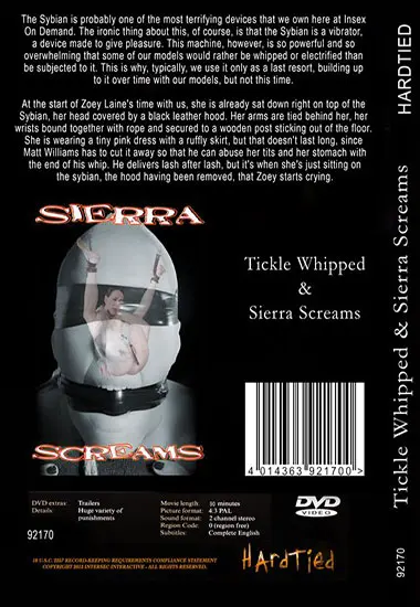 Hardtied - Tickle Whipped | Belrose | DVD(back cover)