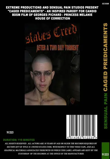 Sensual Pain - Caged Predicaments | Belrose | DVD(back cover)