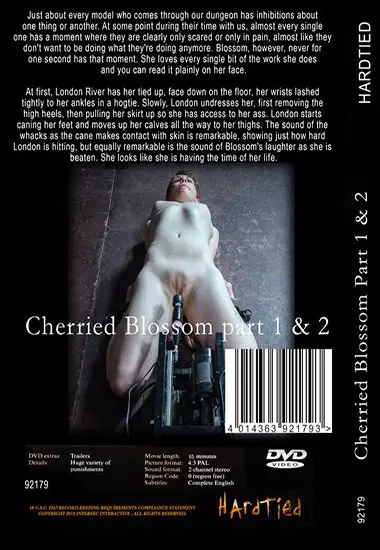 Hardted - Cherried Blossom | Belrose | DVD(back cover)
