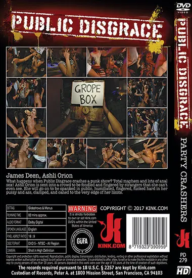 Party Crashers | Kink.com | DVD(back cover)