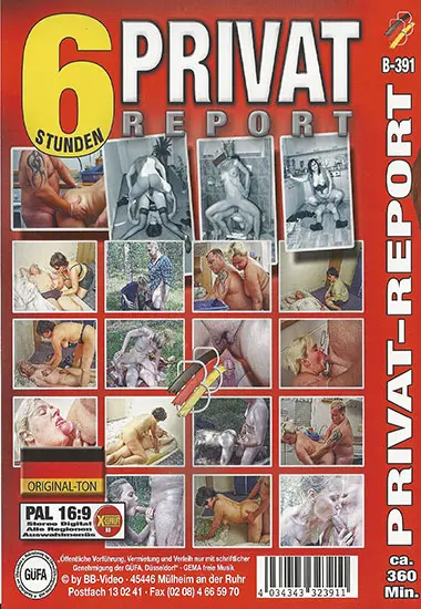 Privat-Report B-391 | BB-Video | DVD(back cover)