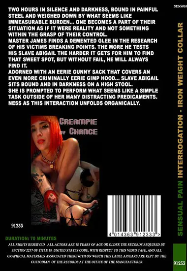 Sensual Pain - Interrogation | Belrose | DVD(back cover)
