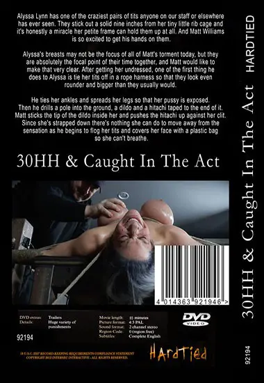 Hardtied - 30 HH | Belrose | DVD(back cover)