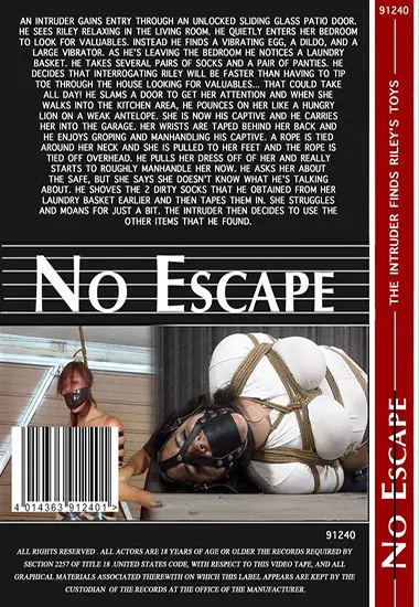No Escape - The Intruder Finds Riley's Toys | Belrose | DVD(back cover)