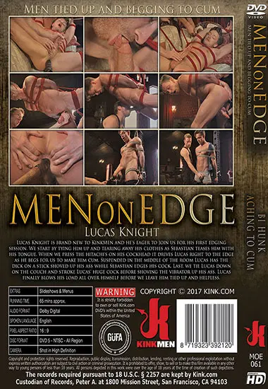 Bi Hunk Aching to Cum | Kink.com | DVD(back cover)