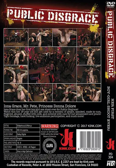 Her First Boy-Girl Shoot Ever! | Kink.com | DVD(back cover)