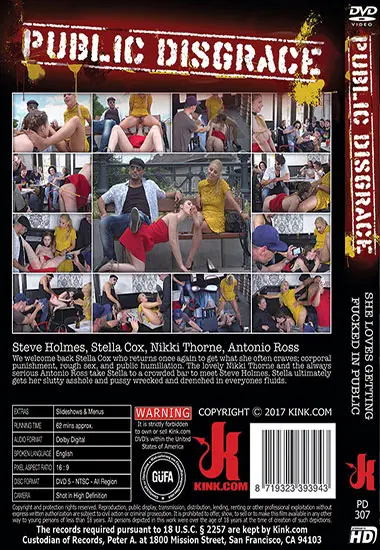 She Loves Getting Fucked in Public | Kink.com | DVD(back cover)