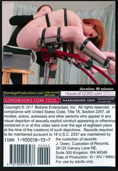 THE ERECTION SET | House of Gord | DVD(back cover)