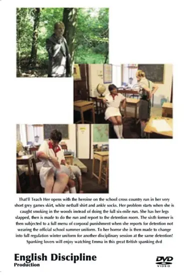 THATand#180;LL TEACH HER(English Spanking)(back cover)