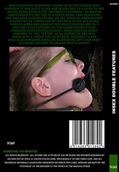 Insex - Double Feature: The Plank / The Davenport Files(Belrose)(back cover)