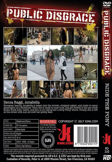 Ride The Pony | Kink.com | DVD(back cover)